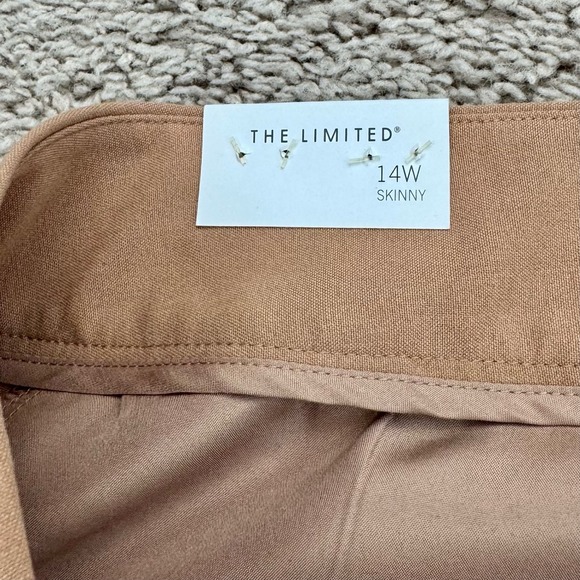 The Limited Pants Women's 14W Lexie Skinny Higher Rise Camel Tan Bottoms NWT - Picture 4 of 11